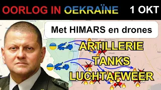 1 okt: Oekraïners schakelen Russische systemen uit met drones, HIMARS en bommen | Oorlog in Oekraïne
