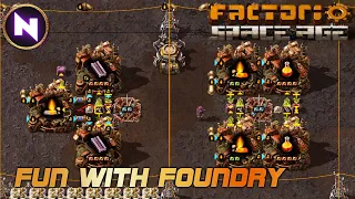 The FOUNDRY Is Amazing: Metal & Science From Lava | 04 | Factorio SPACE AGE