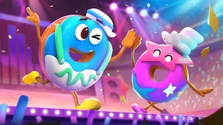 Decorating Donuts+More | Yummy Foods Family Collection | Best Cartoon for Kids
