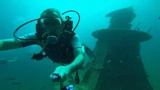 Затонувший корабль  СССР у берегов Кубы (2019 затонувшие корабли).Sunken ship. Varadero. Cuba