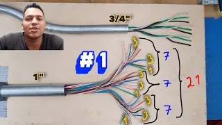 Como saber cuantos cables meter en un tubo EMT - pt 1 de 3