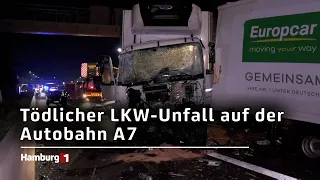 Tragischer LKW-Unfall: Ein Fahrer kommt ums Leben