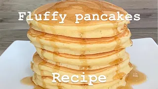 Fluffy pancakes recipe | How to make fluffy pancakes | Happy Home Food