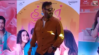 Ajay Devgn Launches The Trailer Of Gujarati Family Entertainer Hu Ane Tu In Mumbai