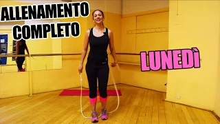 Allenamento Quotidiano per dimagrire velocemente la pancia e le gambe e tonificare - Lunedì