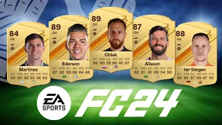 FIFA 24 | GOALKEEPER PLAYER RATINGS (EA FC 24)! 💀😲 ft. Alisson, Oblak, De Gea…