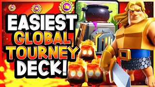 BEST GLOBAL TOURNAMENT DECK in CLASH ROYALE!