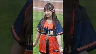 Uni Girls_甜美日本櫻花妹 Chihiro 千紘 _獅王點將錄 20240414 台鋼vs統一@台南棒球場 #shorts  #unigirls #台湾チア