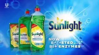 New Sunlight removes 100% of tough grease and burnt on stains*