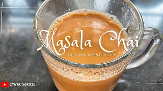 Masala Chai Recipe | Easy Masala chai recipe