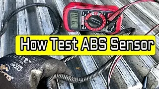 How to Fix ABS light fault and Replaced ABS wheel sensor on freightliner M2