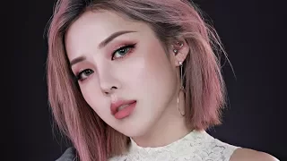 Pink Gold Glittery Make up (With sub) 핑크 골드 글리터리 메이크업