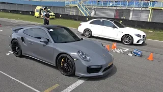 Porsche 991 Turbo S vs RENNtech Mercedes-AMG E 63 S