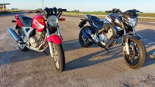 Honda twister cbx 250 vs New Honda twister Cb 250 ⚠️💣