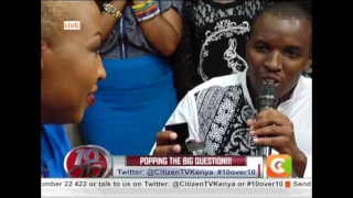 Love made on the ten.....Singer Vivian proposed to live on TV #10Over10