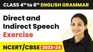 Direct and Indirect Speech Exercise for Class 8 | English Grammar Class 8