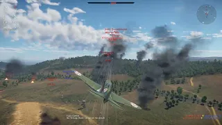 War Thunder [AIR 2.7 AB]- MiG-3-15 (BK)  4 Kills in a row [Quad Kill] ... Never give up!