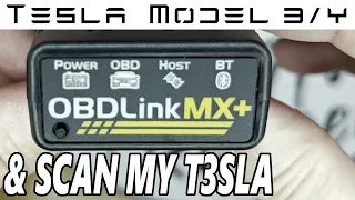 Tesla Model 3/Y - OBDLink MX+ and scan my T3SLA