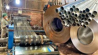 Manufacturing Process of Stainless Steel Pipe | How To Make Stainless Steel Pipe In Factory