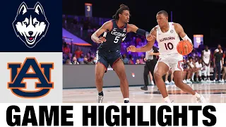 #22 UConn vs #19 Auburn | 2021 College Basketball