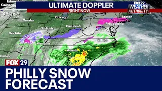 LIVE: Philadelphia snow forecast update