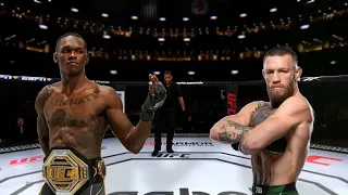 Israel Adesanya vs Conor McGregor EPIC Knockout (EA Sports UFC 4)
