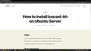 How to install icecast-kh on Ubuntu Server