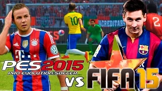 FIFA 15 vs PES 2015 | Gameplay + Info