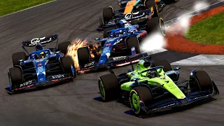 F1 2026 Mod Career Part 6: Red Bull Ford Drivers CRASH! & BIBLICAL SCENES in Silverstone!