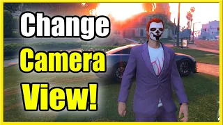 How to Change Camera View & Go First Person Mode in GTA 5 Online on PS4 & PS5!