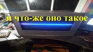 на телевизоре полоса