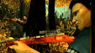 The Walking Dead Episode 2: Starved For Help Walkthrough Ep.3- Bandit Camp Ft. Crazy Lady