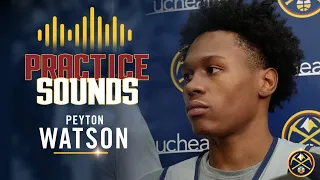Peyton Watson Post Practice Interview 🎙 | 4/17/24