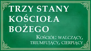 Trzy stany Kościoła Bożego - ks. Grzegorz Śniadoch IBP - 1 listopada 2023 r.