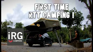 ROOF TOP TENT Camping for the First Time! | Solo Car Camping Vlog | iRG Campers | Camperz Hideout