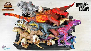 Colossal Box of 152 Dinosaurs from Jurassic World Camp Cretaceous Dino Escape! Scorpios Rex!