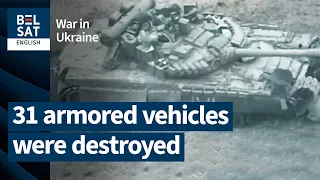 A Column of Russian Armored Vehicles Was Destroyed near Ugledar / War in Ukraine