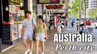 WESTERN AUSTRALIA 🇦🇺 | 4k Perth City Centre Walking Tour | Walking Around Perth City| UHD 60FPS