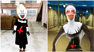 Ice Scream 5 Evil Nun Mod Vs Evil Nun Full Gameplay