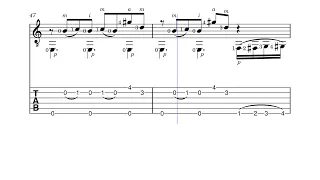Libertango ( A. Piazzolla ) - chitarra tutorial score