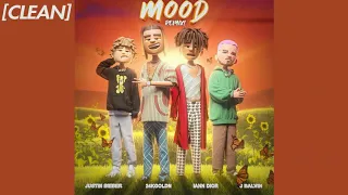 [CLEAN] 24kGoldn - Mood (Remix) feat. Justin Bieber, J Balvin & iann dior