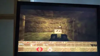 Quake GL 68060@100Mhz CV64/3D (Warp3D) 320x200x15bit Demo1 (A4000)