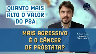 Quanto maior o PSA mais agressivo é o Câncer de Próstata?