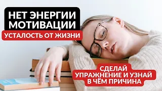 КУДА УХОДИТ ЭНЕРГИЯ? СДЕЛАЙ ТЕСТ И УЗНАЦ ПРИЧИНУ.