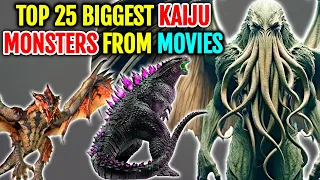 Top 25 Biggest Kaiju Monsters From Movies -  Explored
