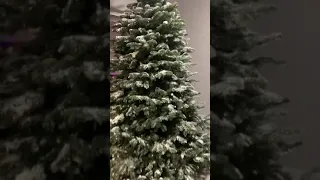 Best way to flock a real Christmas tree DIY with dollar tree items