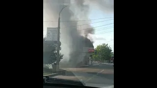 Взрывы на улице Балаклавской в Симферополе в Крыму.