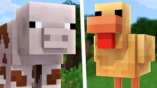 10 RARE Variants of Minecraft Mobs!