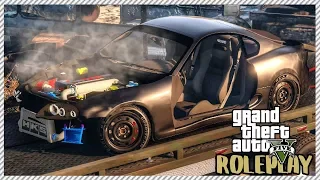 GTA 5 ROLEPLAY - Junkyard Rescue! Toyota Supra | Ep. 215 Civ