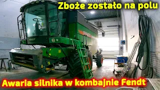 Double misfortune during harvest 👉bad weather and engine failure in the FENDT 5185 combine harvester